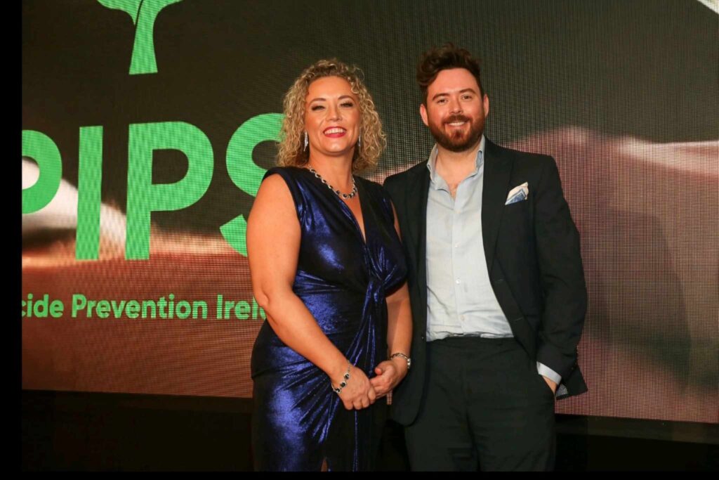 corporate event celebration with Mount Charles