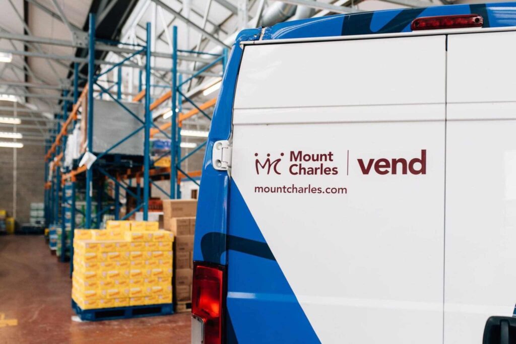 Mount Charles vending services van