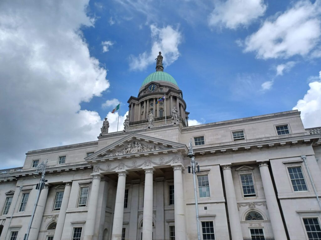 Government building close up photograph