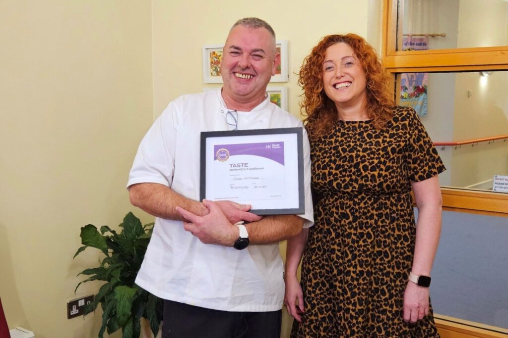 Mount Charles chef receiving his Taste awards