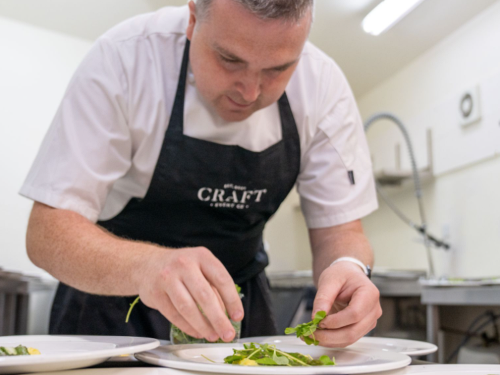 Craft Event Co chef plates up